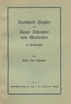 Leonhard Ziegler und Xaver Schnyder von Wartensee