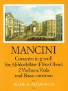 MANCINI Concerto XIV in g minor - Score and parts