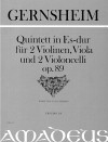 GERNSHEIM Quintet E flat major op. 89 - First ed.