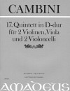 CAMBINI 17. Quintett D-dur [Erstdruck] Part.u.St